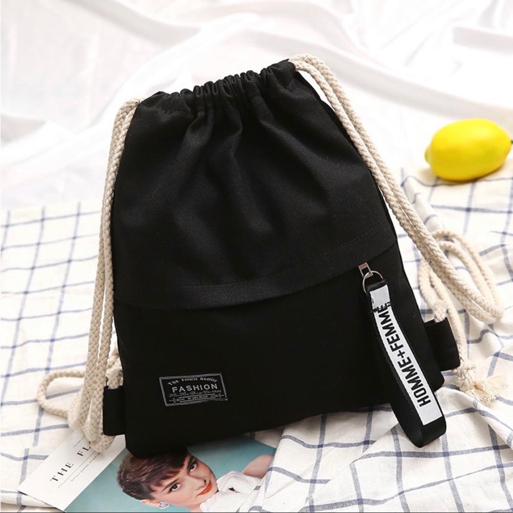 Drawstring fashion bag